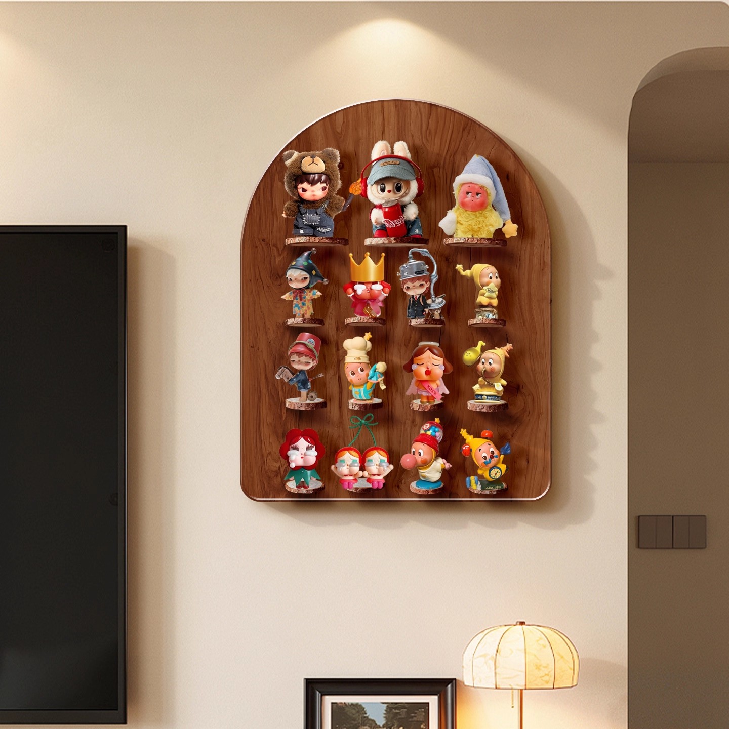 创意diy萌盒展示架收纳盒上墙