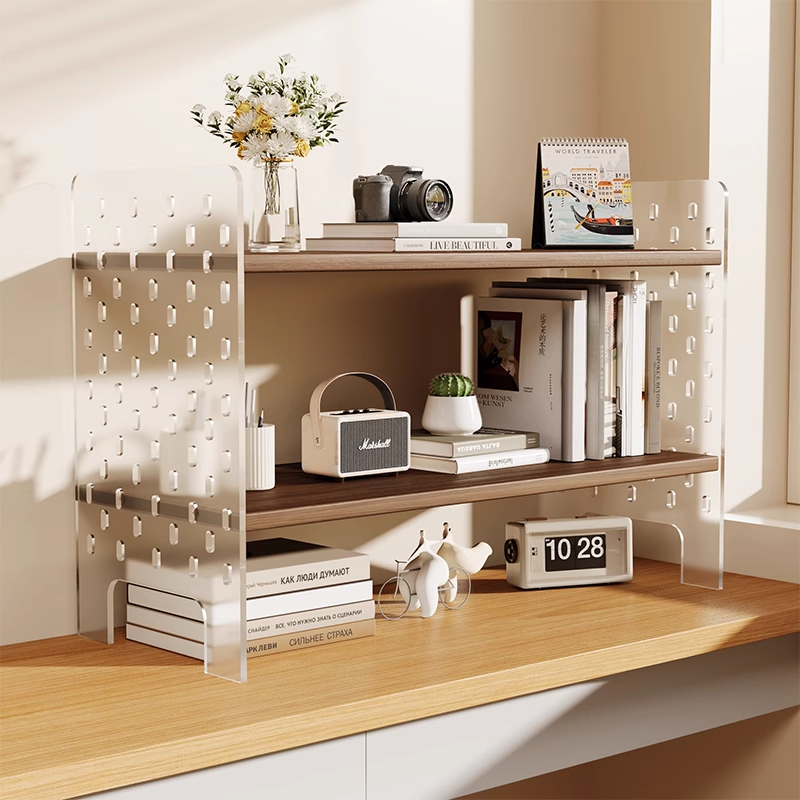 ins风学生桌面书架多层收纳置物