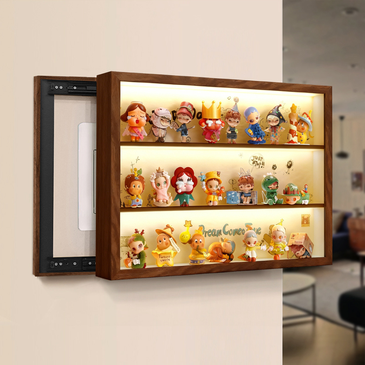 盲盒收纳电表箱装饰画客厅走廊卧室壁挂式开关总闸遮挡置物架灯画,家居饰品,现代装饰画,淘宝优惠券,粉丝福利购,淘宝优惠卷