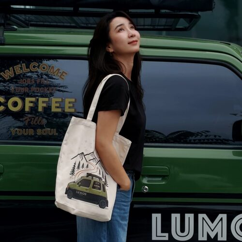 LUMOS定制咖啡车大容量帆布包