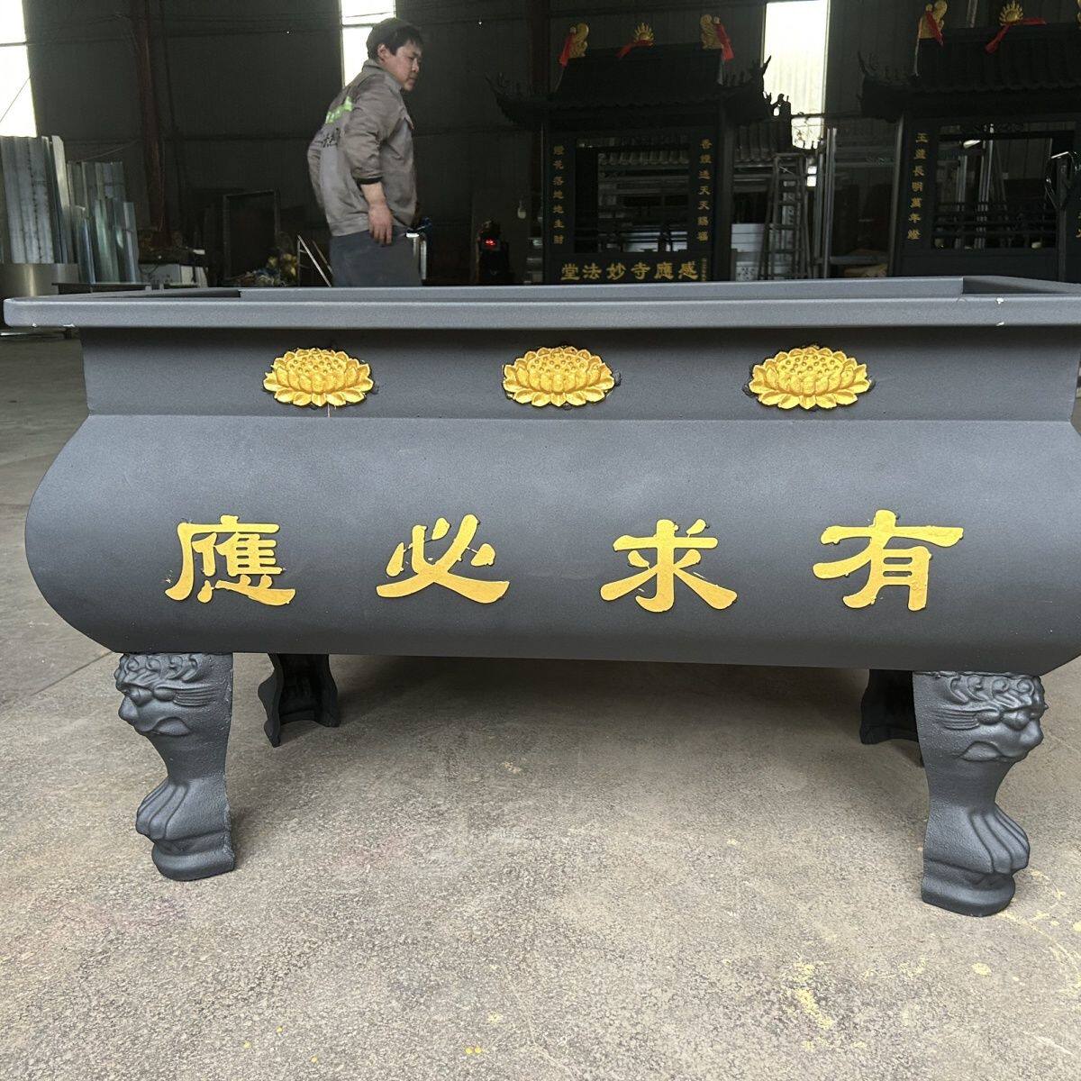 大型香炉镀锌板合制寺庙