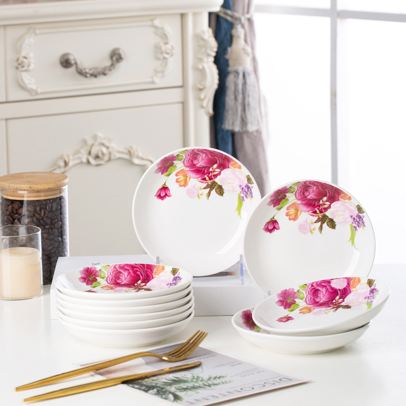 深盘子景德镇硬质细瓷