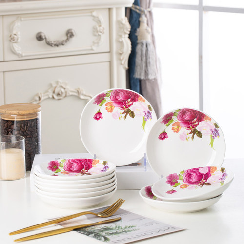 深盘子景德镇硬质细瓷