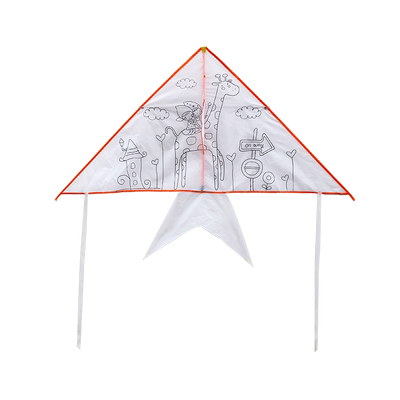 儿童手绘空白风筝diy自制材料包