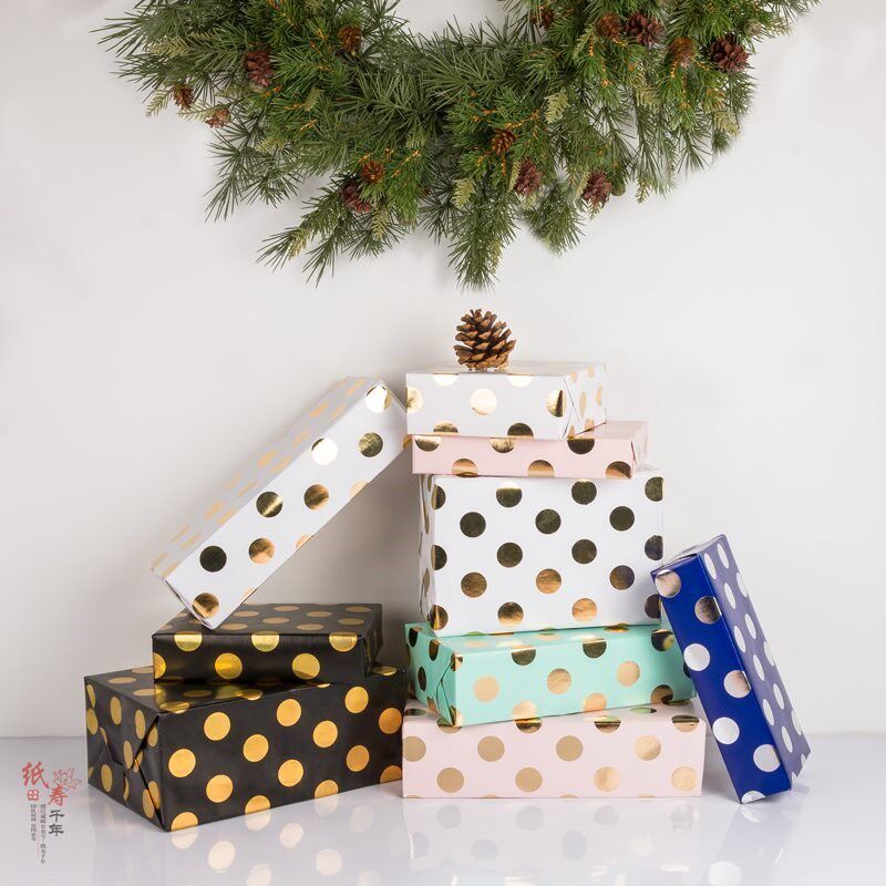 gift wrap rolls packaging birthday wrapping paper golded big