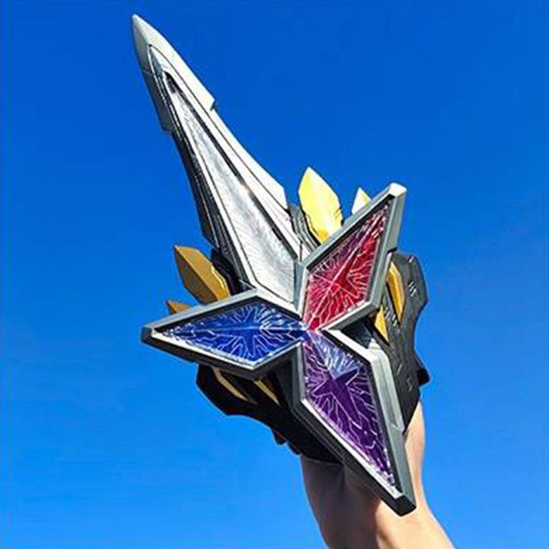 魔王级特利迦闪耀利刃变身器DX黑暗闪光棒密钥圆环之臂奥特曼武器