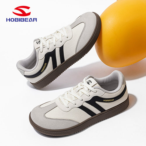 HOBIBEAR宽头新款德训鞋