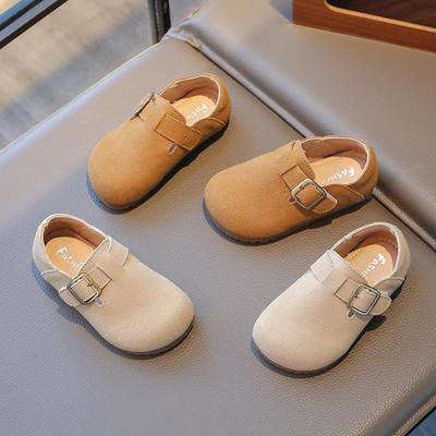 巴喜熊儿童豆豆鞋软底防滑