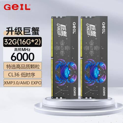 GEIL金邦巨蟹DDR532G6000C36