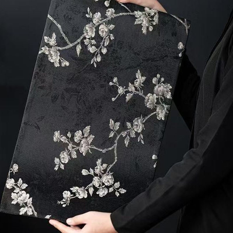 民族风格双面茶垫无障碍豪华中v国风锦缎玫瑰茶旗茶垫保温垫茶道