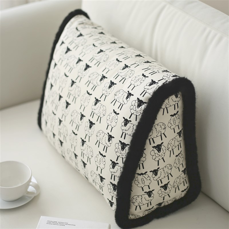 三角靠垫b抱枕冬季护腰靠枕飘窗垫沙发办公室椅子靠包女生宿舍软