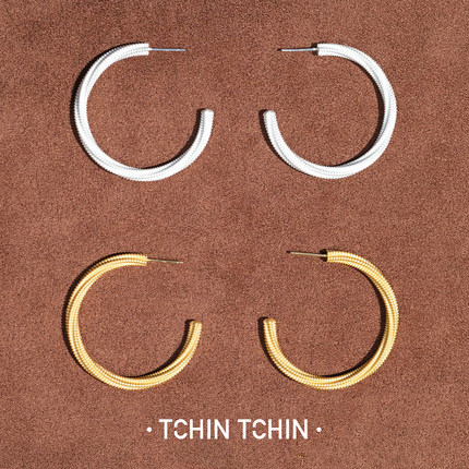 TCHINTCHIN 雕塑系列 大号耳钉