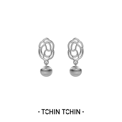 TCHINTCHIN 度假系列 镂空手工树纹肌理mini耳坠
