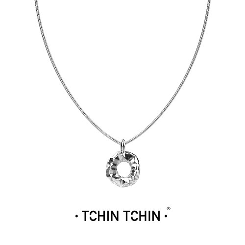TCHINTCHIN情侣锤纹肌理项链