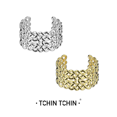 TCHINTCHIN立体编织开口手镯