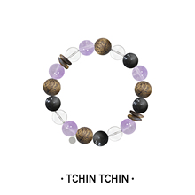 TCHINTCHIN 紫色密语 沉香水晶手串