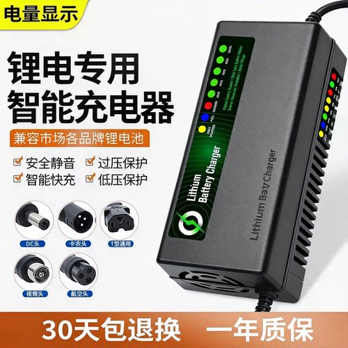 自动断电48V锂池车充器铁