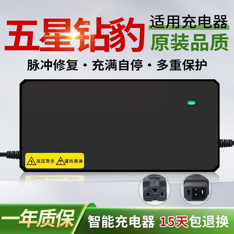 适用五星钻豹电动车瓶充器图片