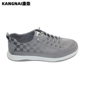 布面轻质透气舒适圆头潮流板鞋 康奈男鞋 专柜同款 11231137