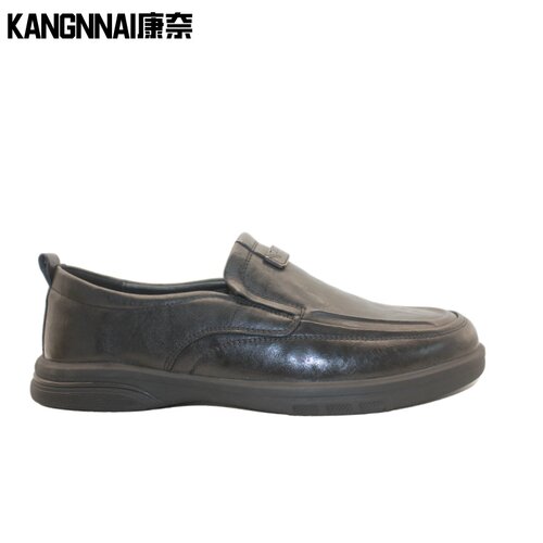 牛皮耐磨软底休闲男单鞋男鞋