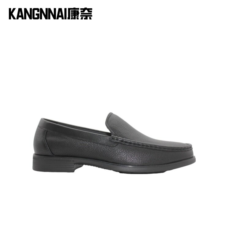 鹿皮面料羊皮内里舒适柔软男鞋