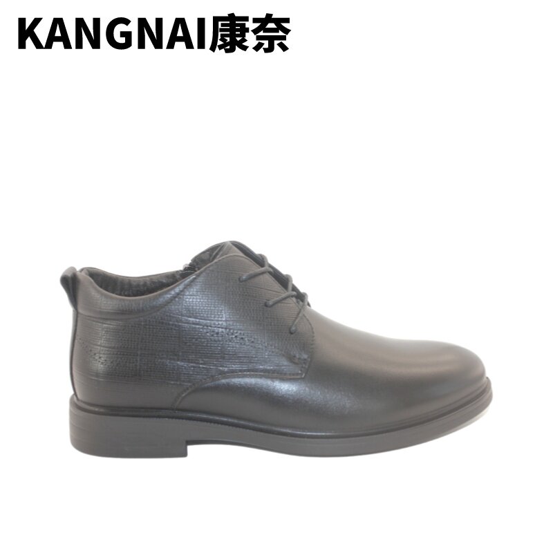 康奈正装靴商务保暖男靴