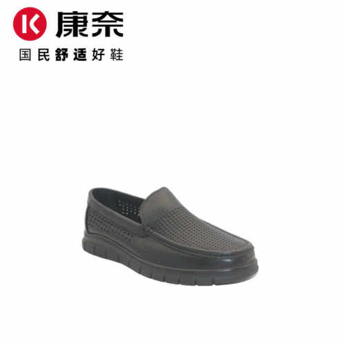 软底男鞋夏季软底康奈镂空休闲