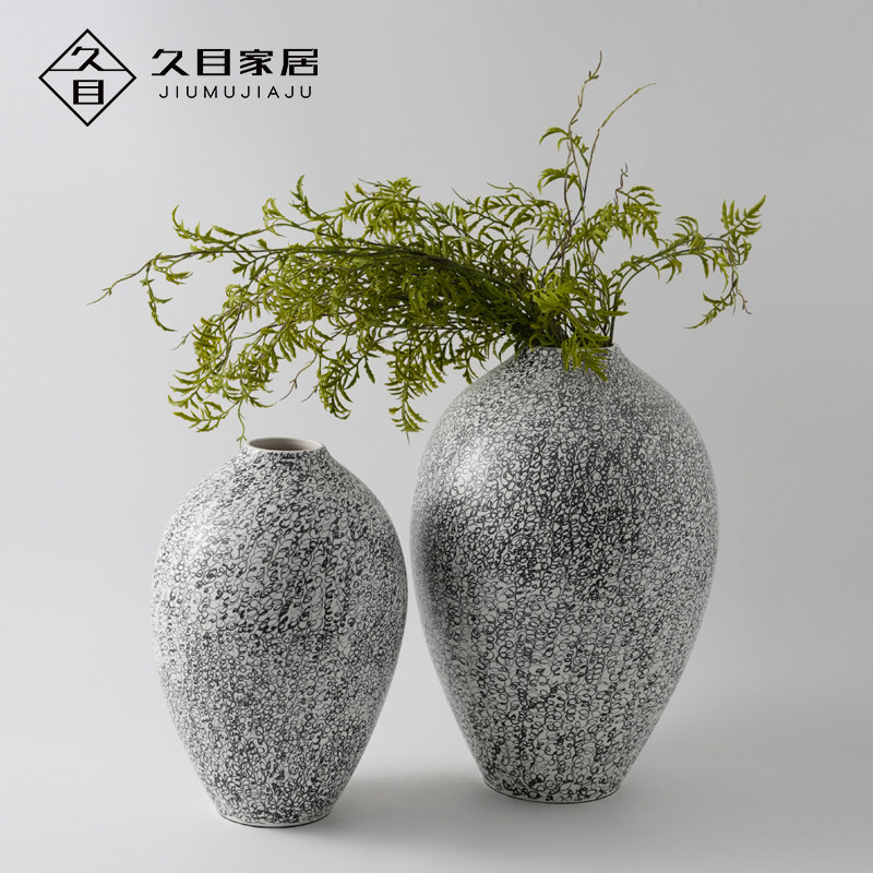 陶瓷落地花瓶客厅花器插花器摆件