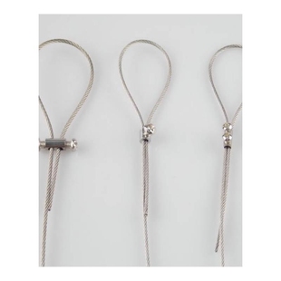 吊码锁扣卡扣紧固钢丝绳锁线器可调节自锁大号单孔绳子两头扣挂钩