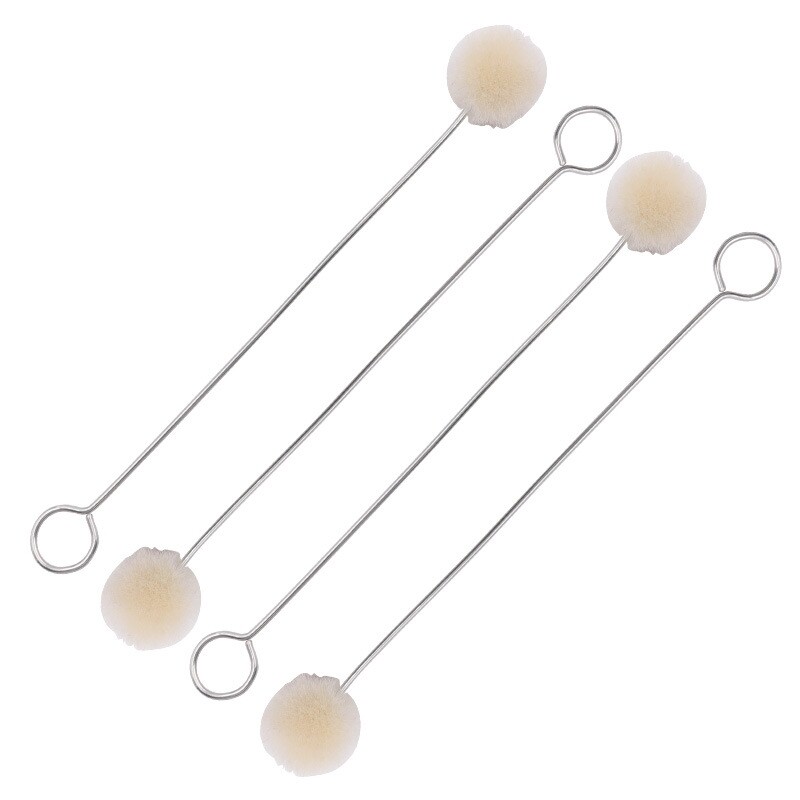 染色羊毛球 酒精染料油性染料羊毛球刷 手工diy皮具皮革护理