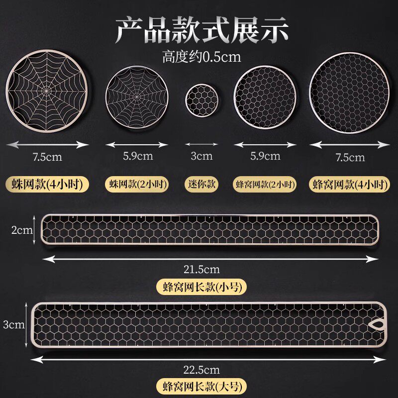 不锈钢耐高温防火棉盘香垫图片