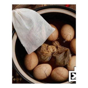 料包袋 卤包袋纱布包抽绳装中药煮药袋子汤隔渣袋泡脚沙布袋 大号