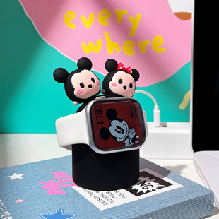 可爱s10适用applewatch充电底座/座/器iwatch苹果手表支架ultra