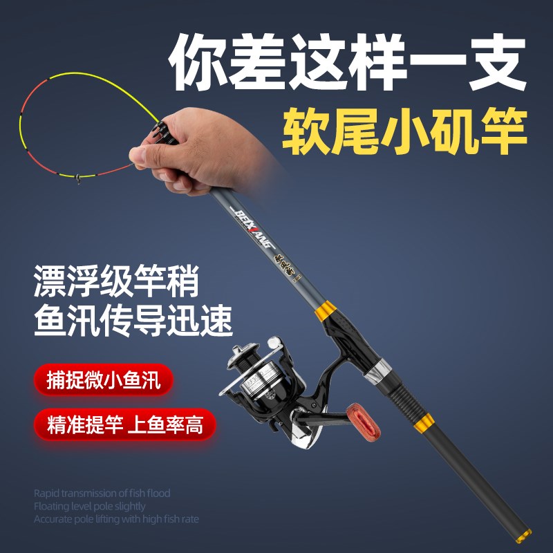 现货速发软尾小矶竿矶钓竿岸抛套装海杆抛竿裸伐竿海竿钓全套阀杆