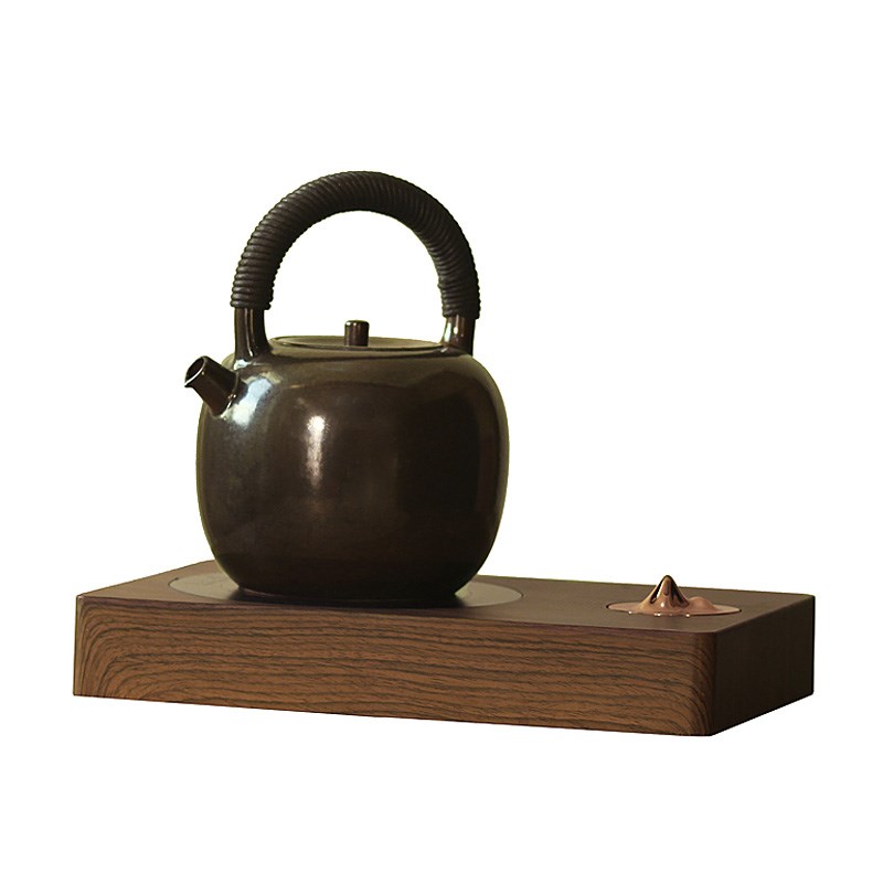 速发日式电陶炉煮茶壶手作粗陶提梁泡茶壶茶道功夫茶具家用烧