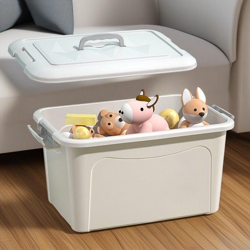 塑料收纳箱特大号家用整理储物箱子多功能周转箱装衣服玩具收纳盒