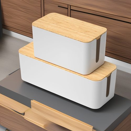 插排插座收纳盒插线板电源线数据线充电器电线桌面集线器收纳神器