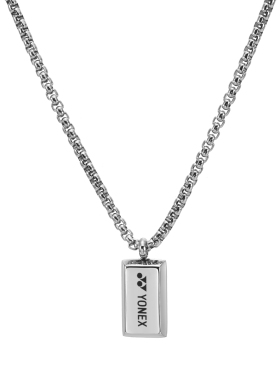 羽毛球项链不锈钢男女情侣字母方砖首饰运动项链吊坠个性yy时尚