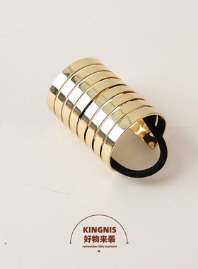 冠妮丝欧美夸张百搭马尾扣发绳