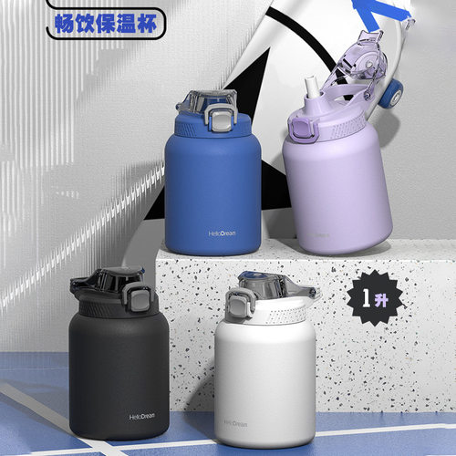 畅饮便携大容量316不锈钢艾可思