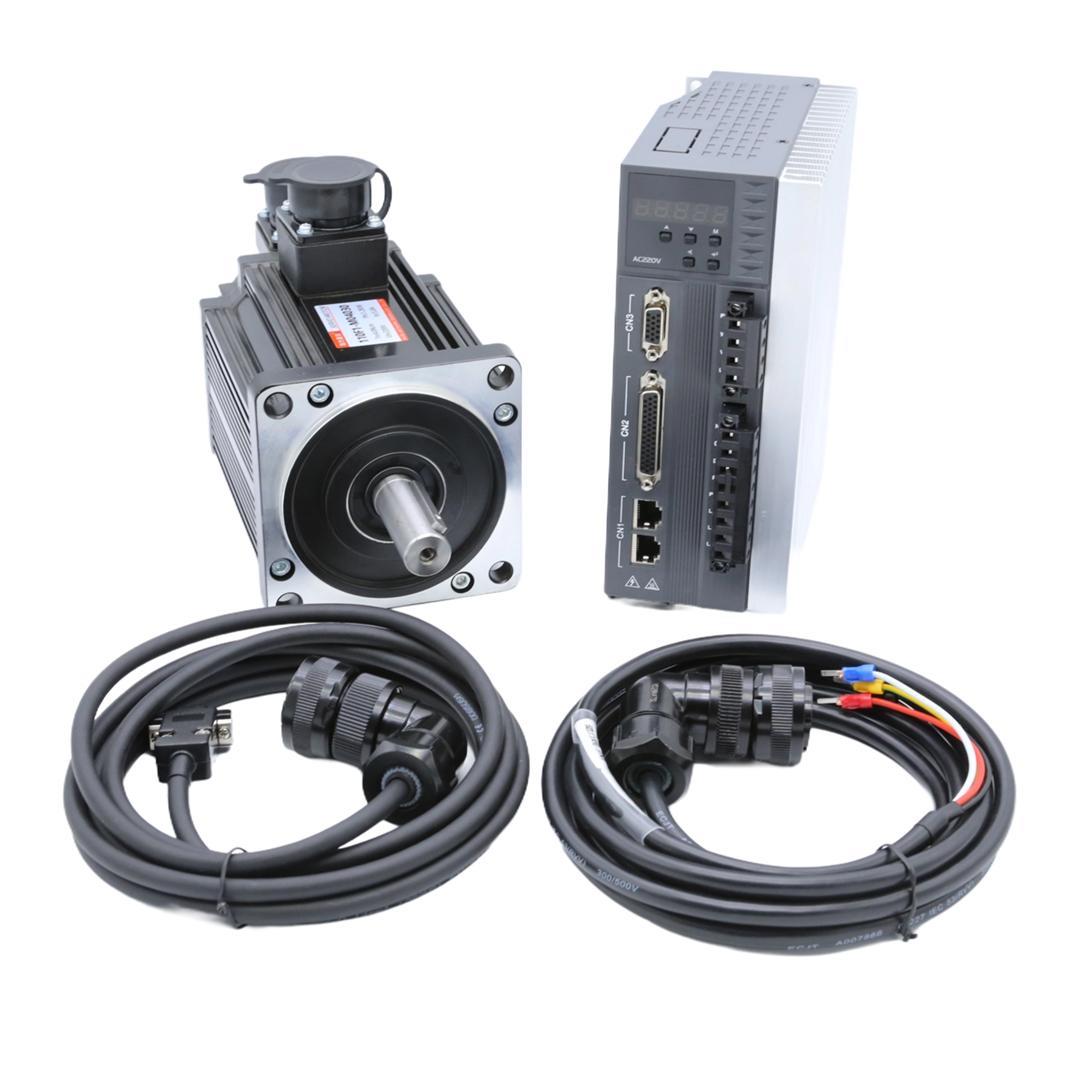 60/80/110/130交流伺服电机套装400W750W1.5KW2KW光编2500线RS485