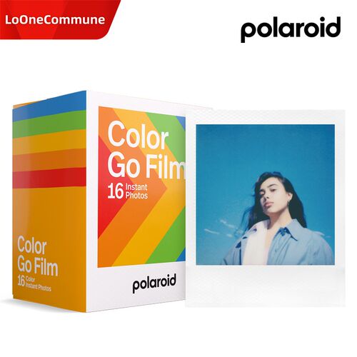 宝丽来go专用PolaroidGo相纸白边彩色 双包套装16张 现货闪发