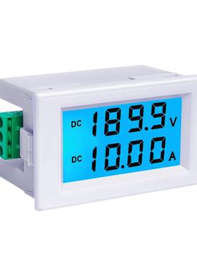 12v200v600v10a50a数显直流电压表电流表LCD数字双显模块D85-3051