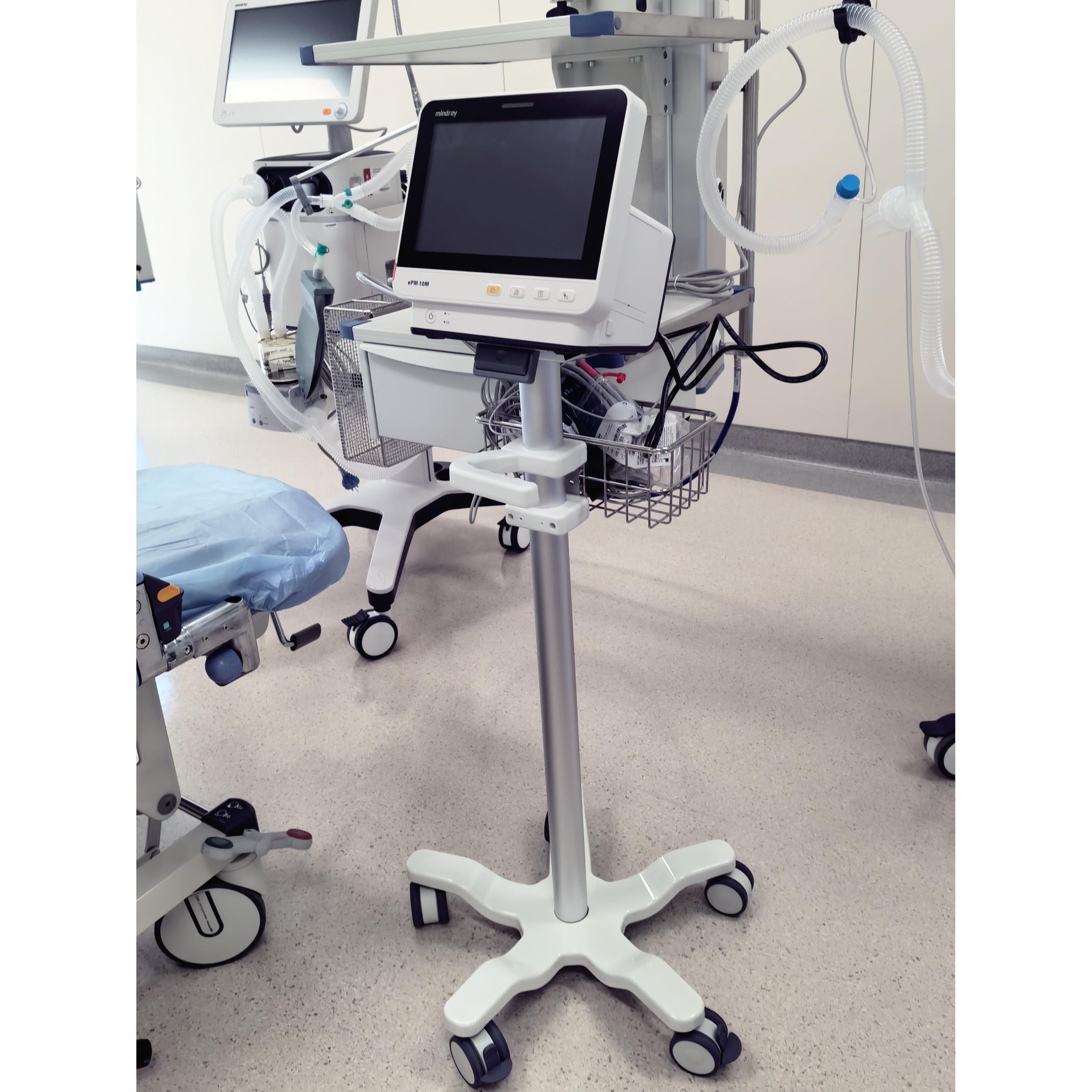 现货迈瑞ePM10 ePM12M系列监护仪用推车 移动台车 心电支架带篮子