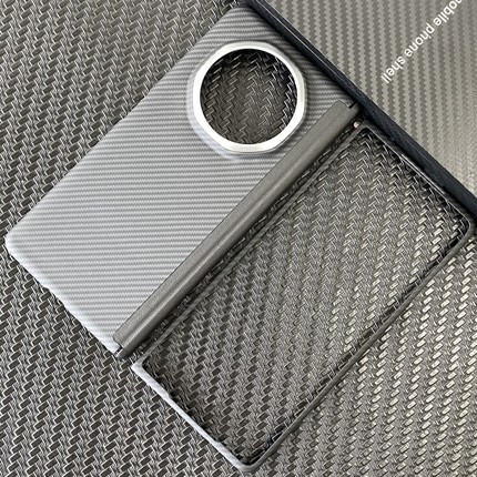 适用新款荣耀magicv5凯夫拉手机壳磁吸全包vs3折叠屏超薄防摔碳纤维中轴保护套v3潮牌磨砂商务男防滑散热硬壳