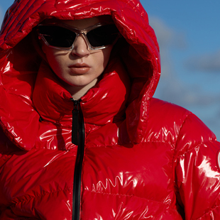 D.MARTINA QUEEN奥感N系列新年红鹅绒服防风防泼水户外女