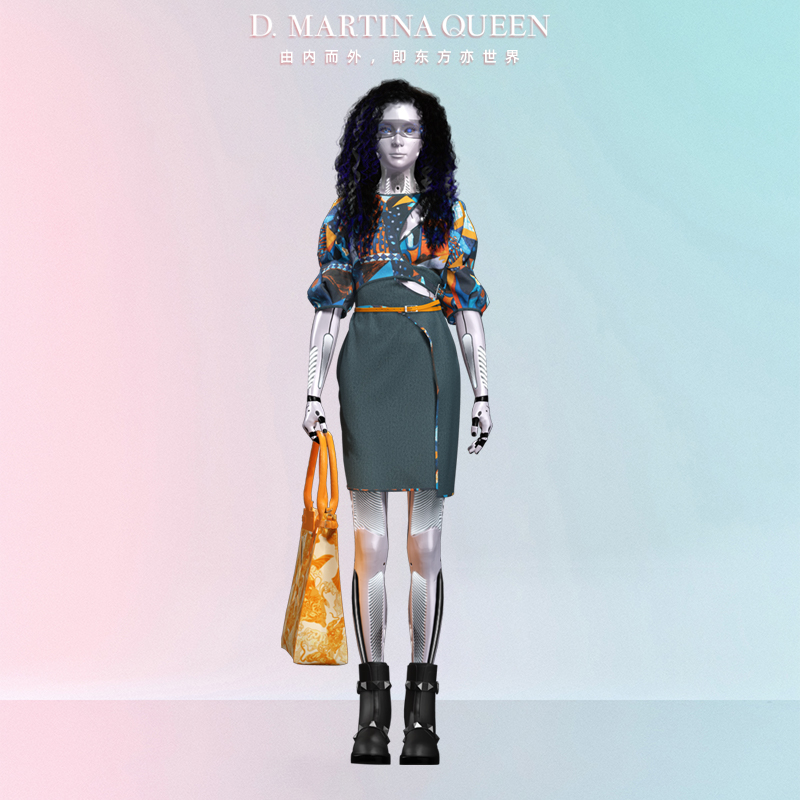 D.MARTINAQUEEN秀款连衣裙