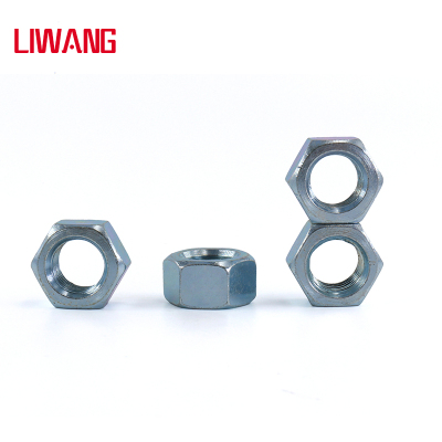 镀锌8级GB6171六角螺母细牙六角螺母螺帽 规格齐全 M8-M24