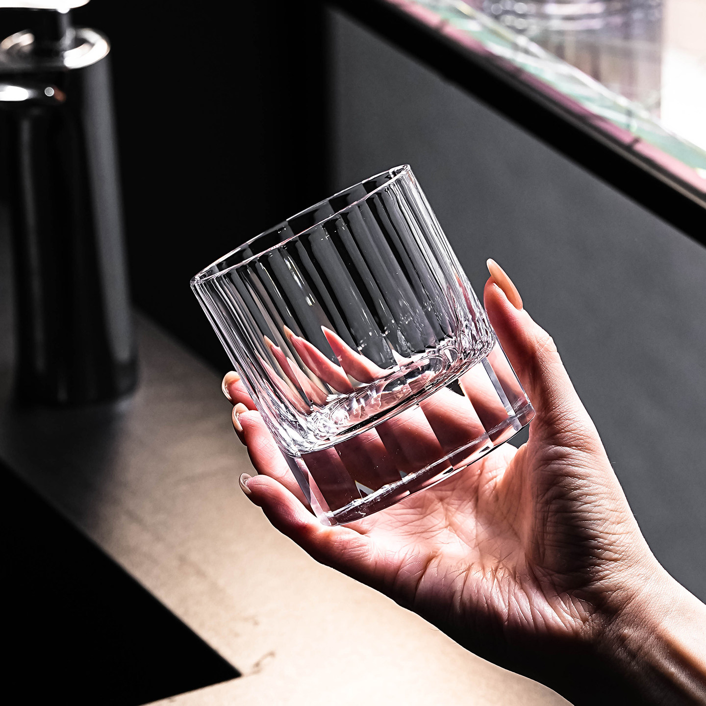 轻奢洗漱口杯酒店水晶玻璃杯