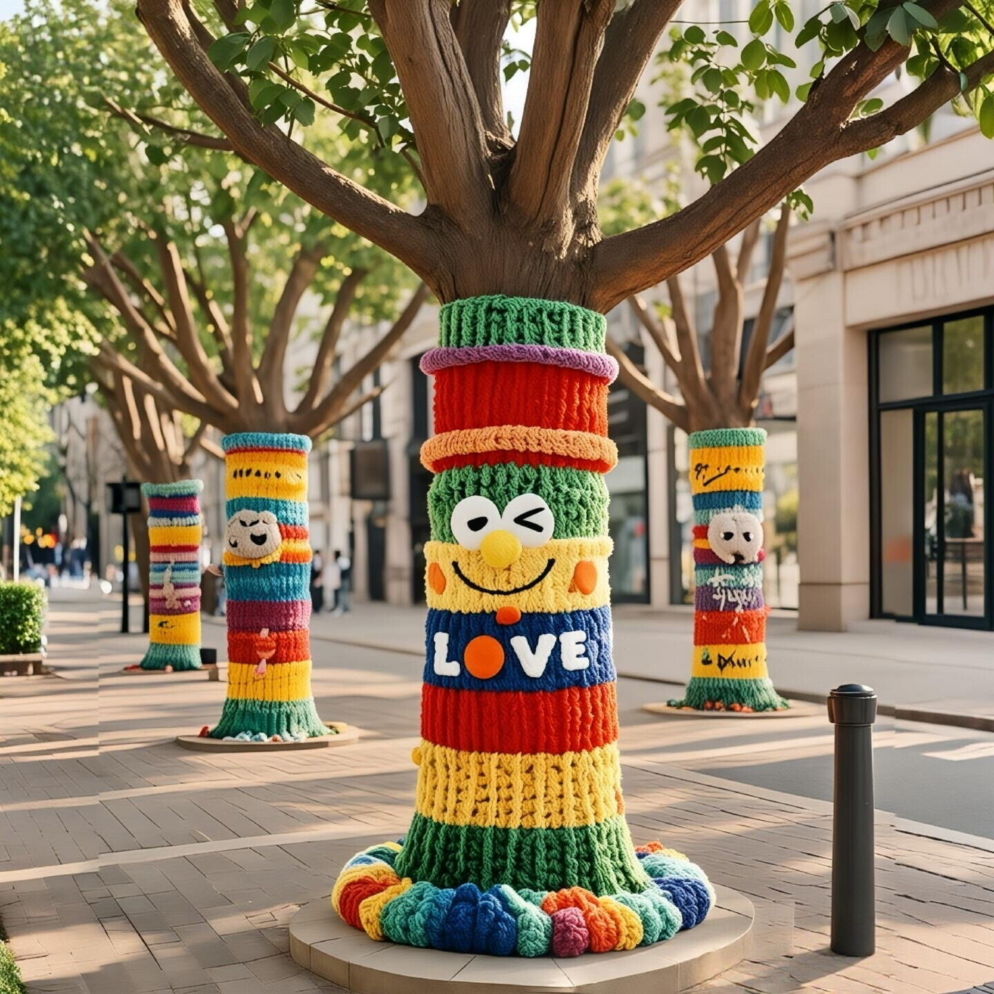 大树穿毛衣成品圣诞节装饰